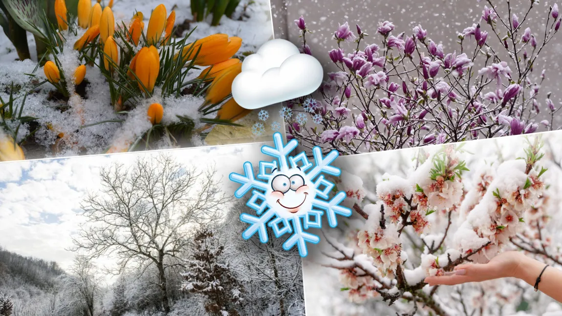 Zonele din România în care se întoarce iarna, potrivit meteorologilor ANM