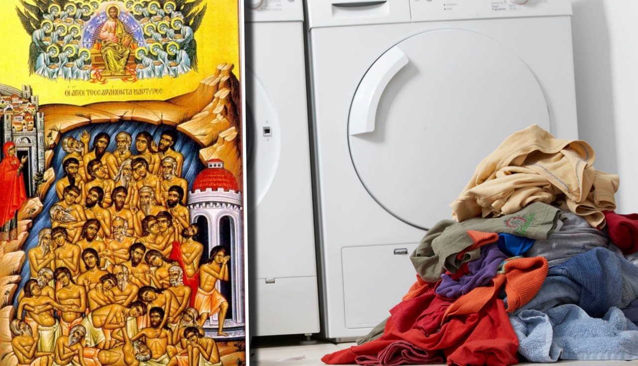 Este sau nu păcat să speli haine și să faci curățenie de Sfinții 40 de Mucenici. Ce spune tradiția