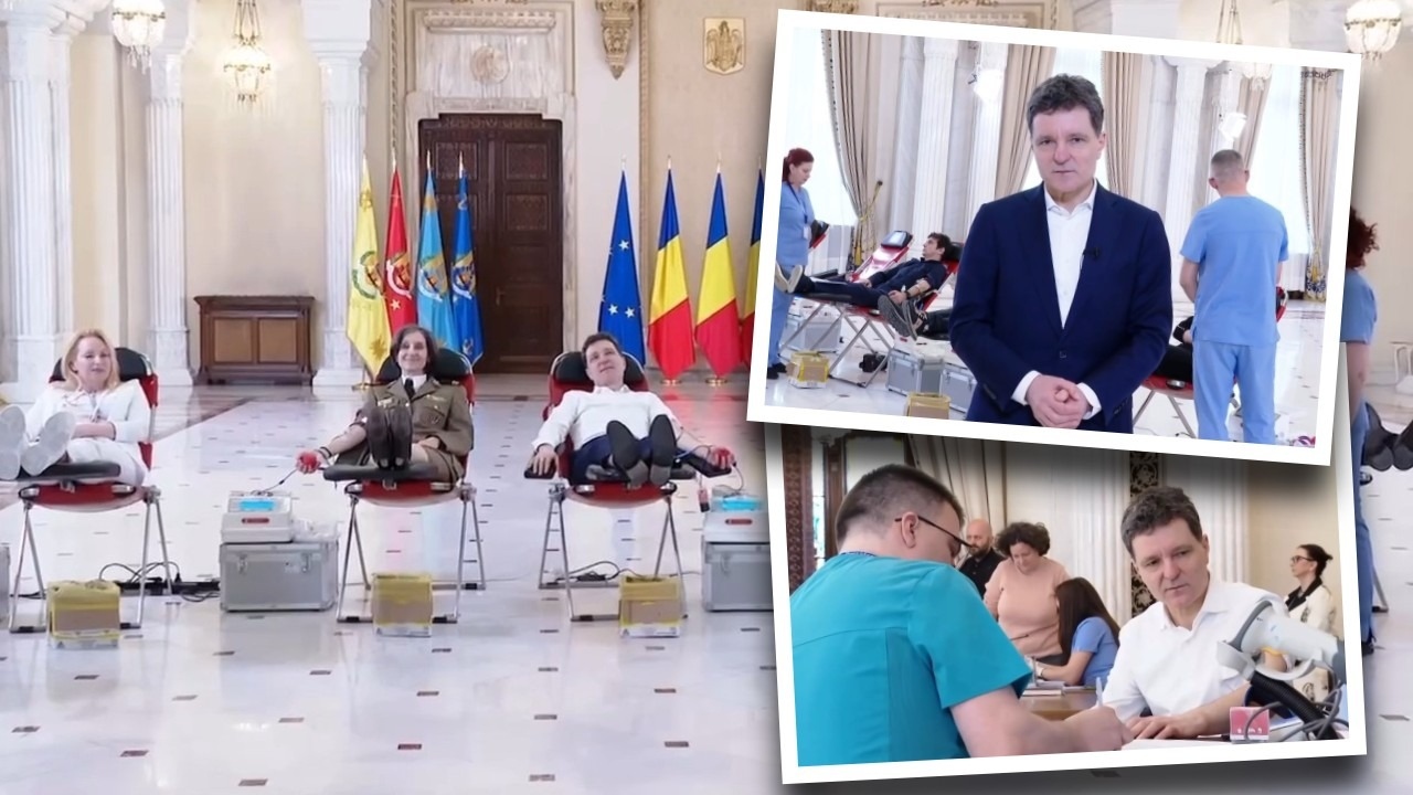 Nicușor Dan a donat sânge la Palatul Cotroceni. Mesaj mobilizator pentru români: „Împreună, prin gesturi simple și prin acțiuni ușor de realizat, putem face o mare diferență” VIDEO