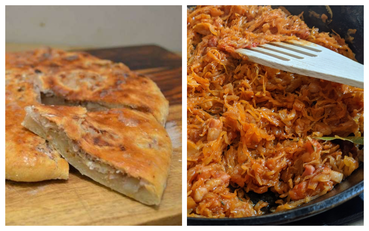 Plăcintă cu varză și boia făcută ca în Ardeal. Rețeta de post de care nu te vei mai sătura