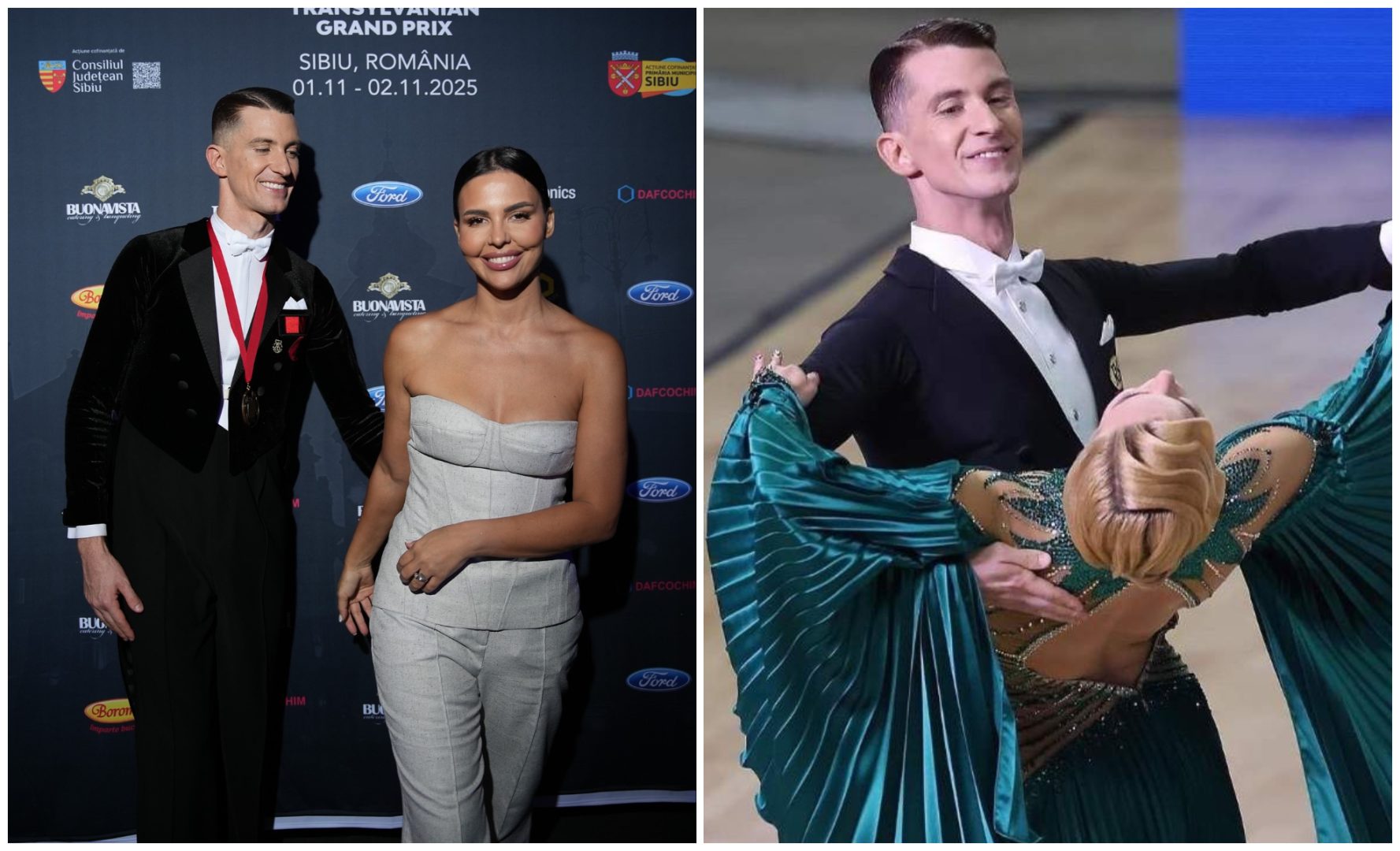Rareș Cojoc, prima apariție după divorțul de Andreea Popescu. A fost fotografiat alături de partenera lui de dans, Andreea Matei