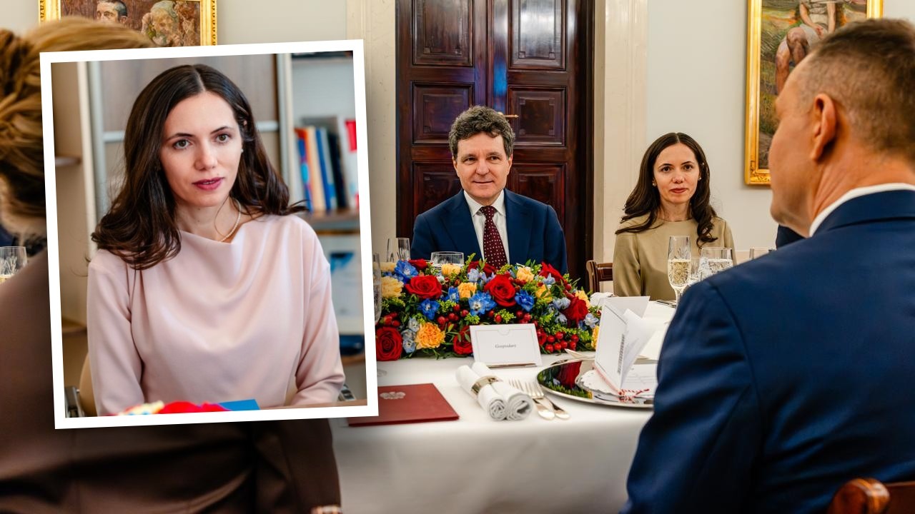 FOTO Cum a apărut îmbrăcată Mirabela Grădinaru la Palatul Prezidențial din Varșovia. S-a pozat cu Prima Doamnă a Poloniei