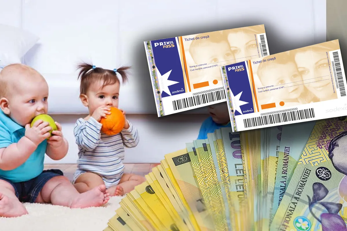 Valoarea tichetelor de creşă ar putea creşte cu 30 de lei, la propunerea Ministerului Muncii. Măsura ar putea fi aplicată încă din luna august