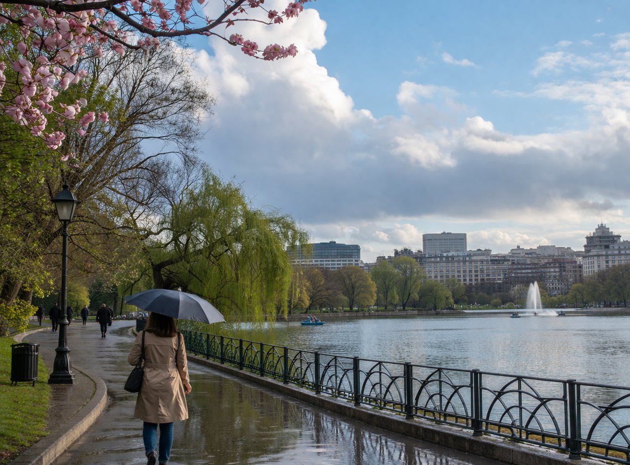 Vreme capricioasă în Bucureşti: Răcire treptată în Săptămâna Mare şi soare de Paşte