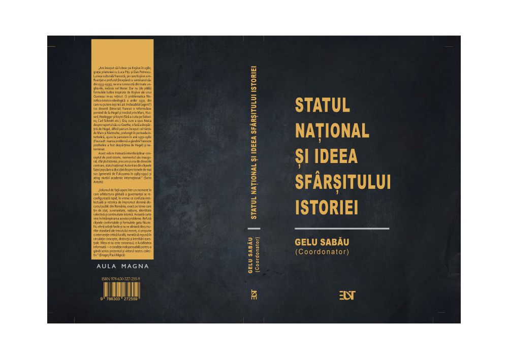 Universitatea Hyperion anunță publicarea volumului colectiv „Statul național și ideea sfârșitului istoriei”