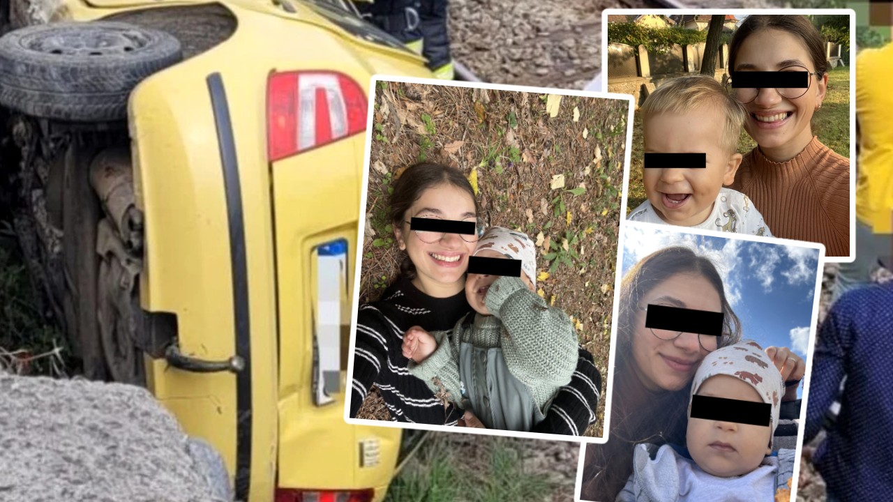 Primele imagini cu tânăra însărcinată care a murit într-un accident rutier. Ana-Maria mai avea un băiețel, care o aștepta acasă