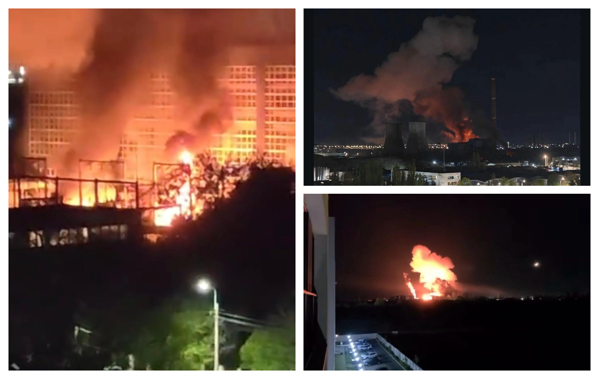 Incendiu violent la CET Vest din București, două transformatoare au luat foc FOTO și VIDEO