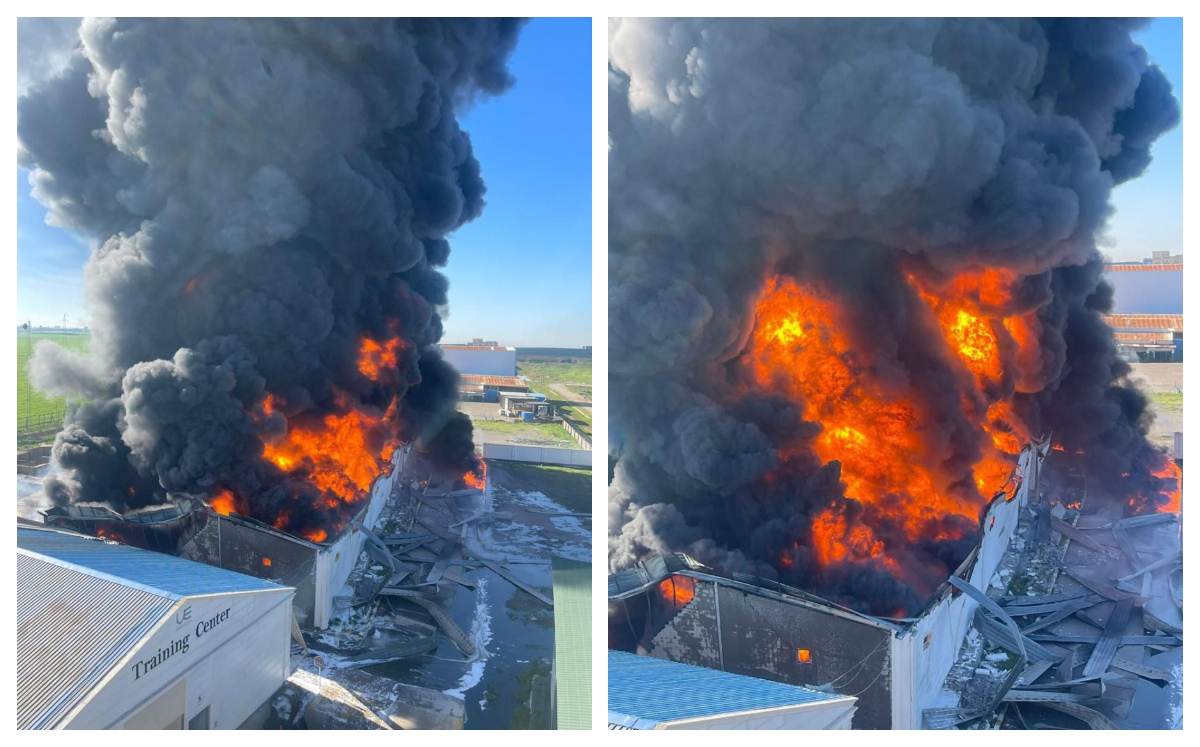 Atac masiv în Golf. Iranul a lovit cu drone compania britanică de petrol Castrol, IMAGINI şocante