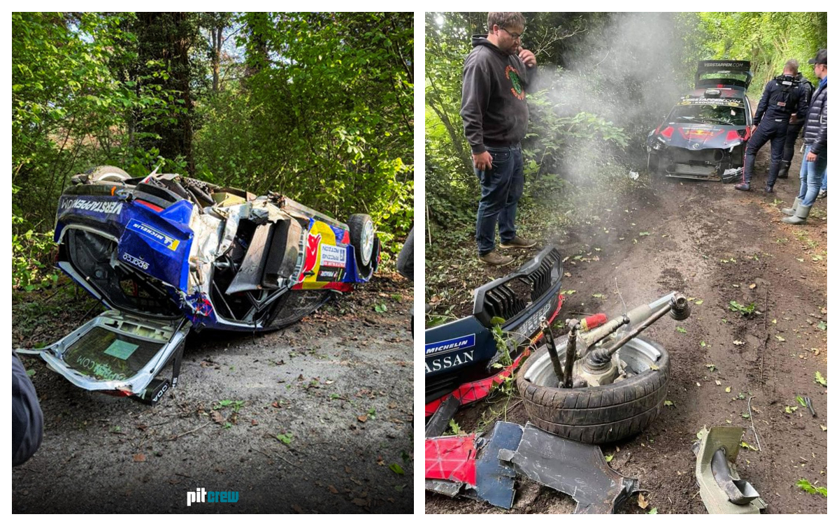 Tatăl campionului de Formula 1 „Mad Max” Verstappen, accident teribil în Raliul Valoniei VIDEO