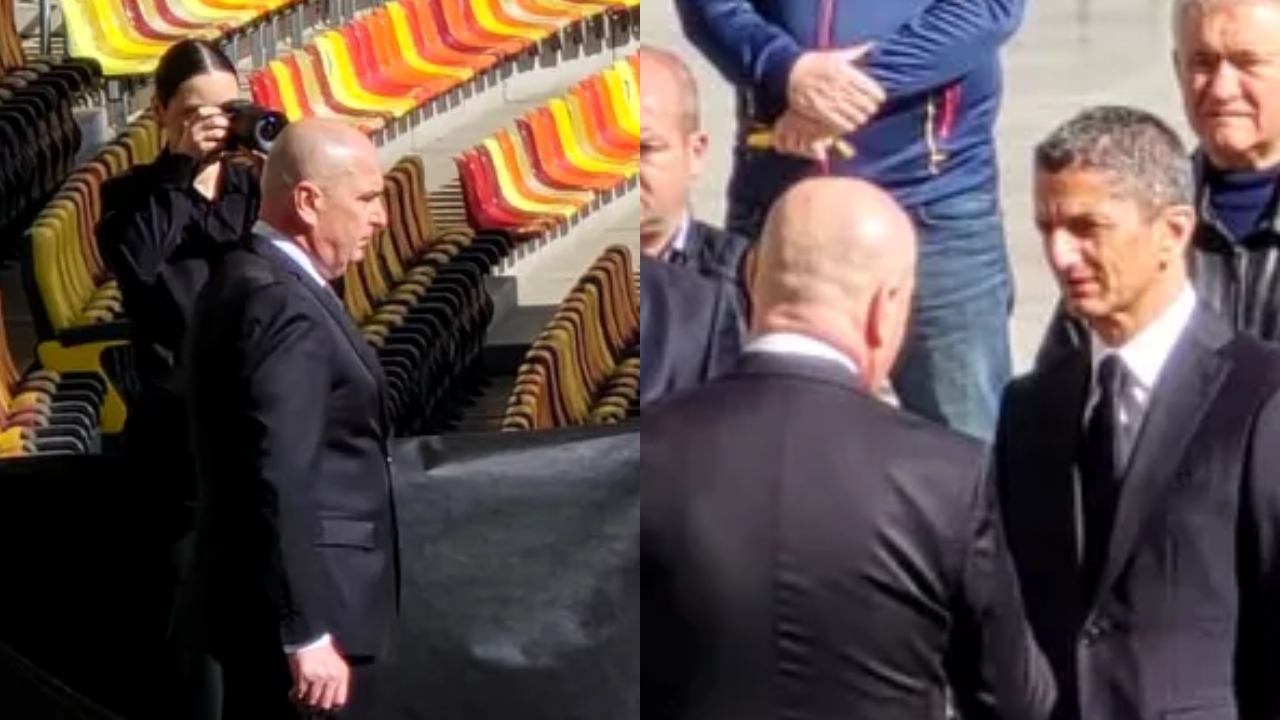 Ilie Bolojan i-a adus un ultim omagiu marelui Mircea Lucescu. Mesajul transmis de premier: „Sunt aici în semn de respect pentru munca şi cariera de o viaţă a unui om cu o carieră prestigioasă”