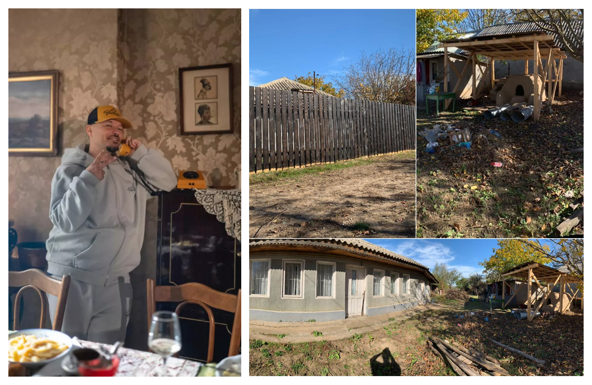 Cum arată casa de lut a lui Puya. Este la țară, la doar câțiva kilometri de București