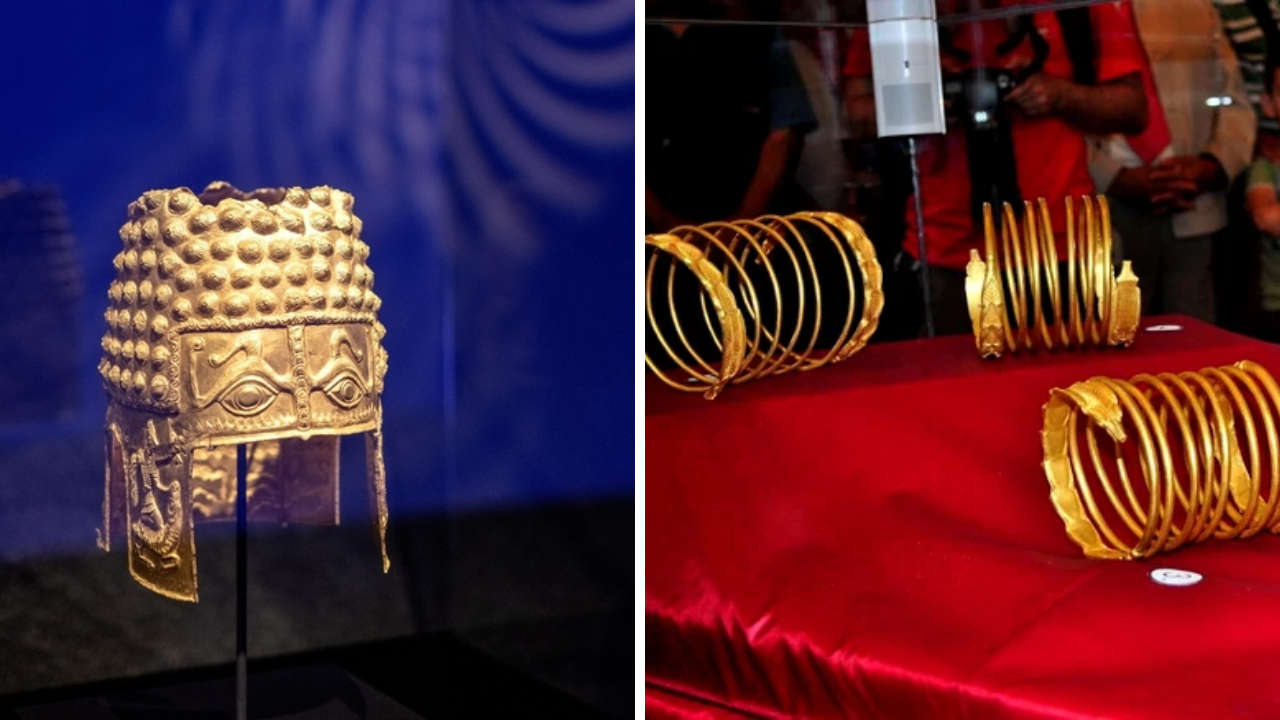 Coiful de aur de la Coțofenești și brățările furate în Olanda au fost găsite