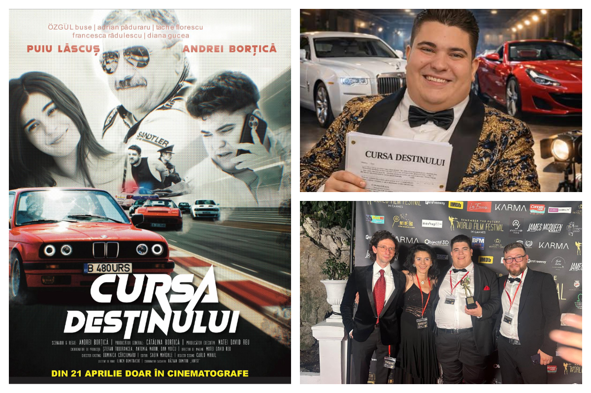 CURSA DESTINULUI – filmul premiat internațional, regizat de studentul Andrei Borțică, va fi difuzat în cinematografe