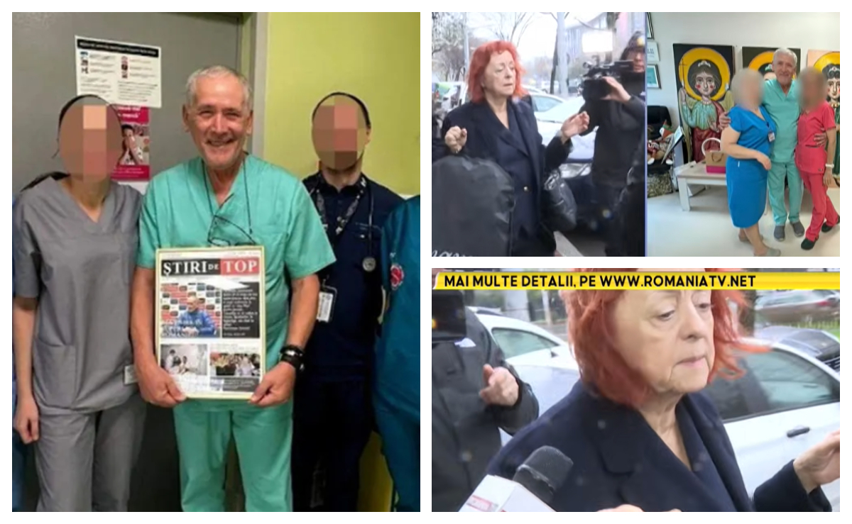 EXCLUSIV Primele imagini cu fosta soție a medicului ucis și incendiat. Femeia a fost adusă de poliție la locul crimei