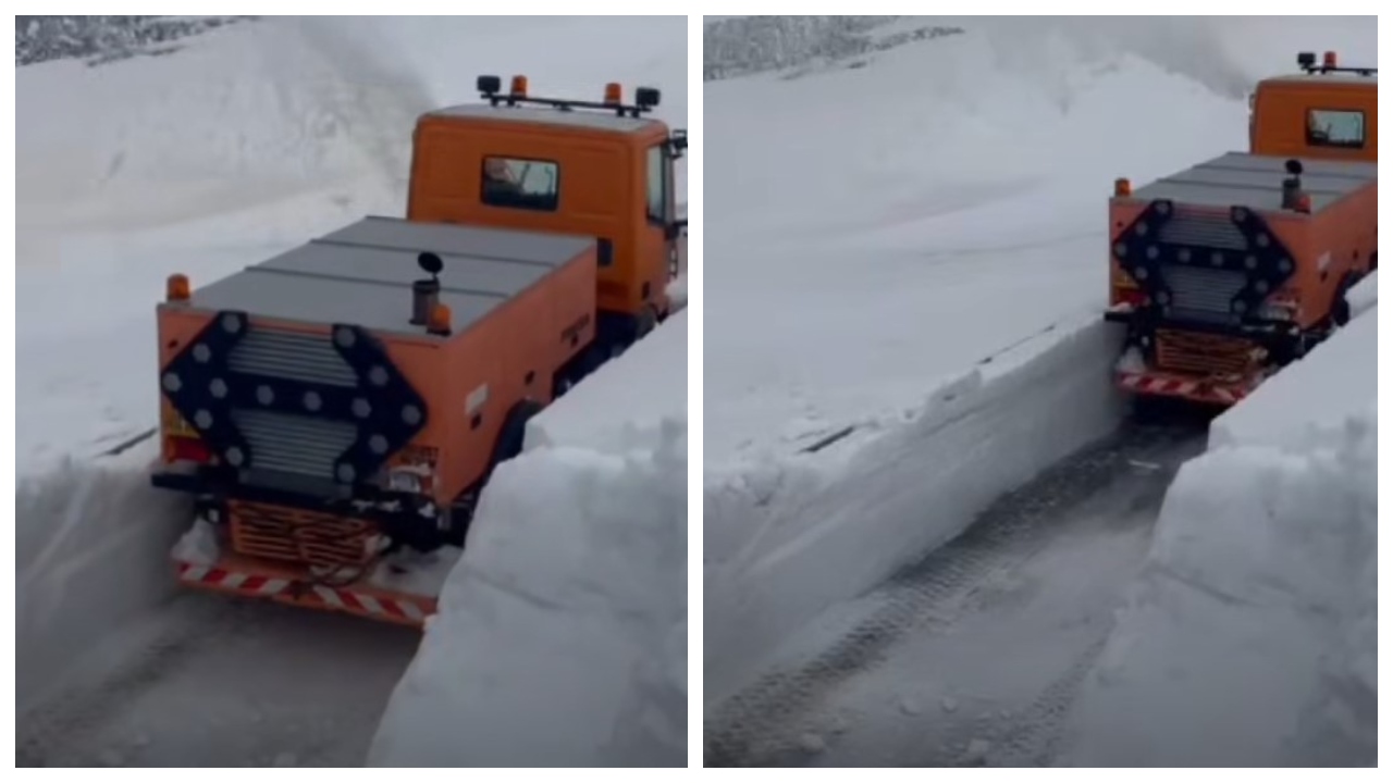 Iarnă în aprilie! IMAGINI SENZAȚIONALE cu zonele din România îngropate în zăpadă