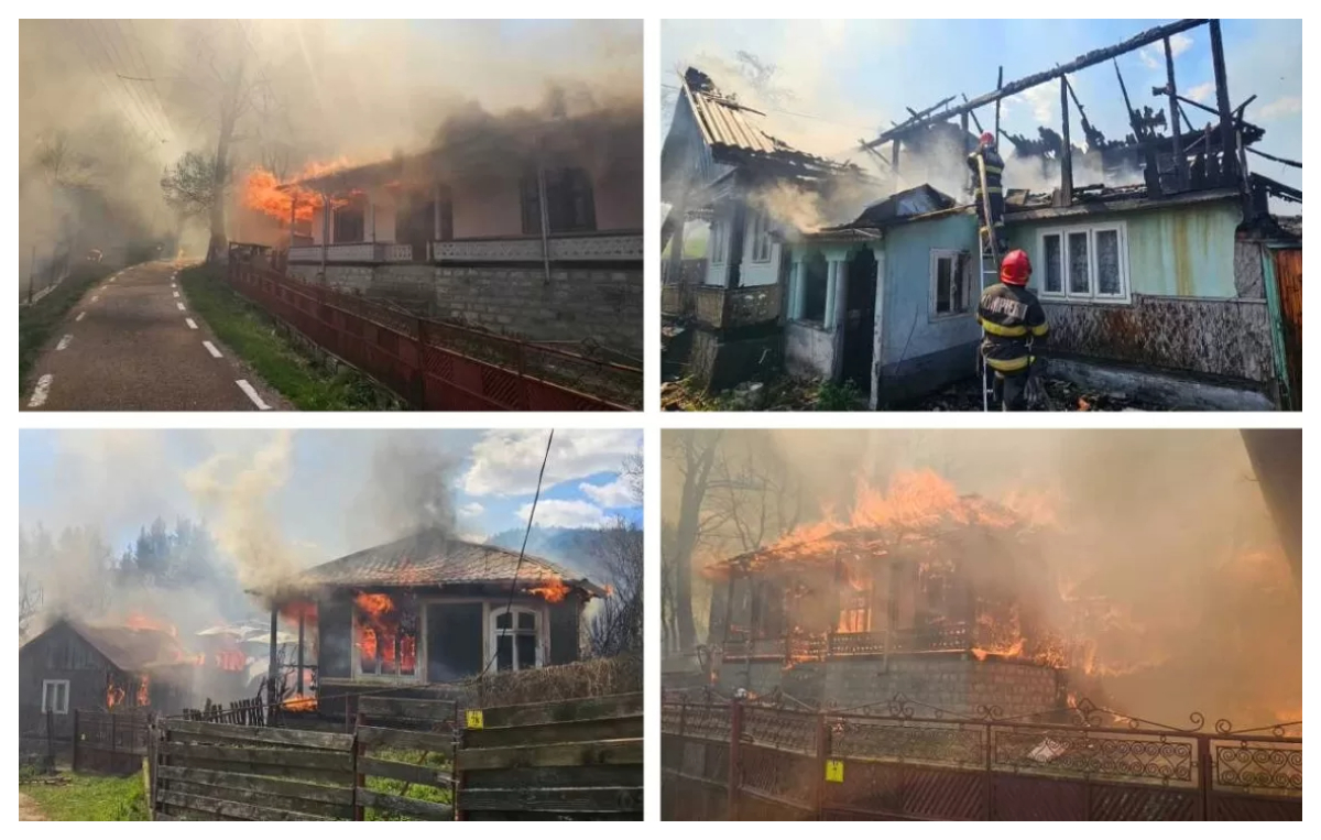 Ajutoare de 1 milion de lei pentru persoanele afectate de incendiul din Vrancea VIDEO