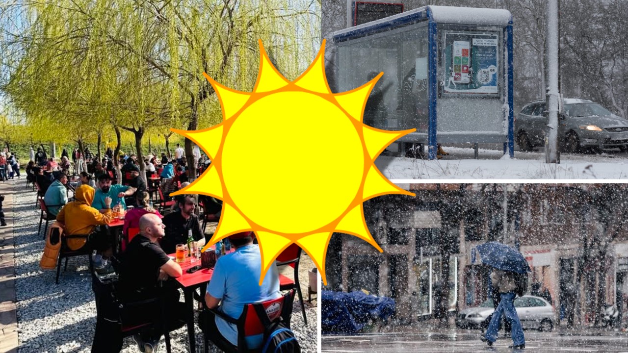 Prognoza meteo. Weekend cu alternanţe mari. Vom avea 25 de grade Celsius în sud, lapoviţă şi ninsori la munte