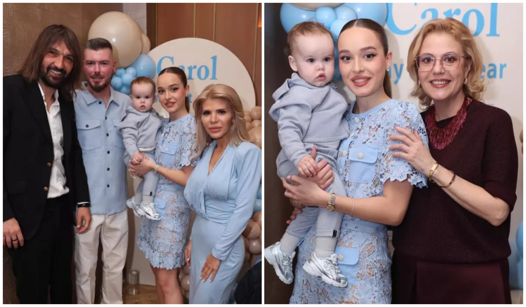 Raluca Moianu este o bunică fericită. Nepoțelul ei, Carol, a împlinit un an: „Nașul Dan Alexa a fost încântat”