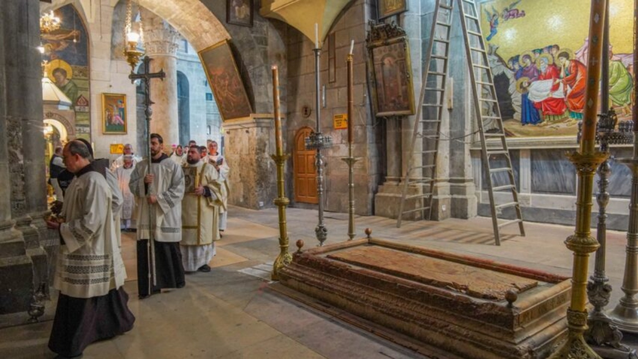 Cum au petrecut catolicii Învierea la Ierusalim. Locurile sfinte din Israel, închise