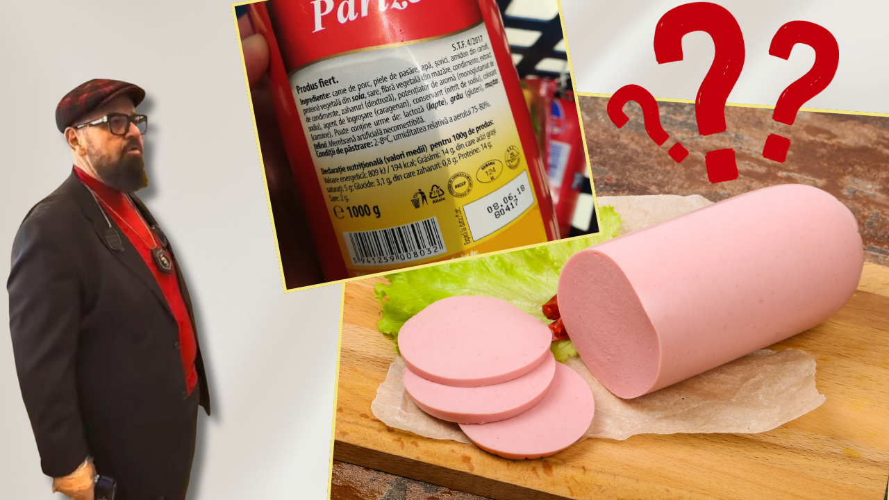 Ce conține, de fapt, parizerul? Piedone dezvăluie adevărul din spatele listelor de ingrediente: „Nu mai vorbim de natural”