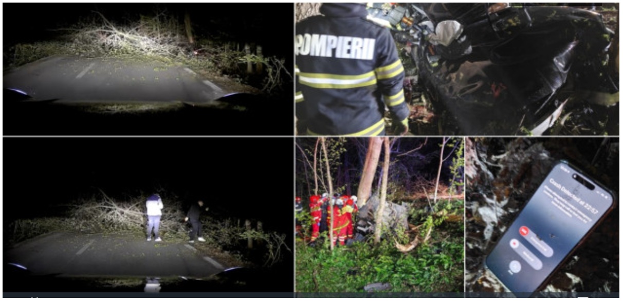 Momentul în care Mihai şi David, morți în accidentul din Snagov, sunt găsiţi de prietenii lor. Ce a filmat camera de bord a mașinii din spate: „Nu pot să cred, mi-e rău”. În urmă cu câteva zile, șoferul s-a filmat cu 303 km/h VIDEO
