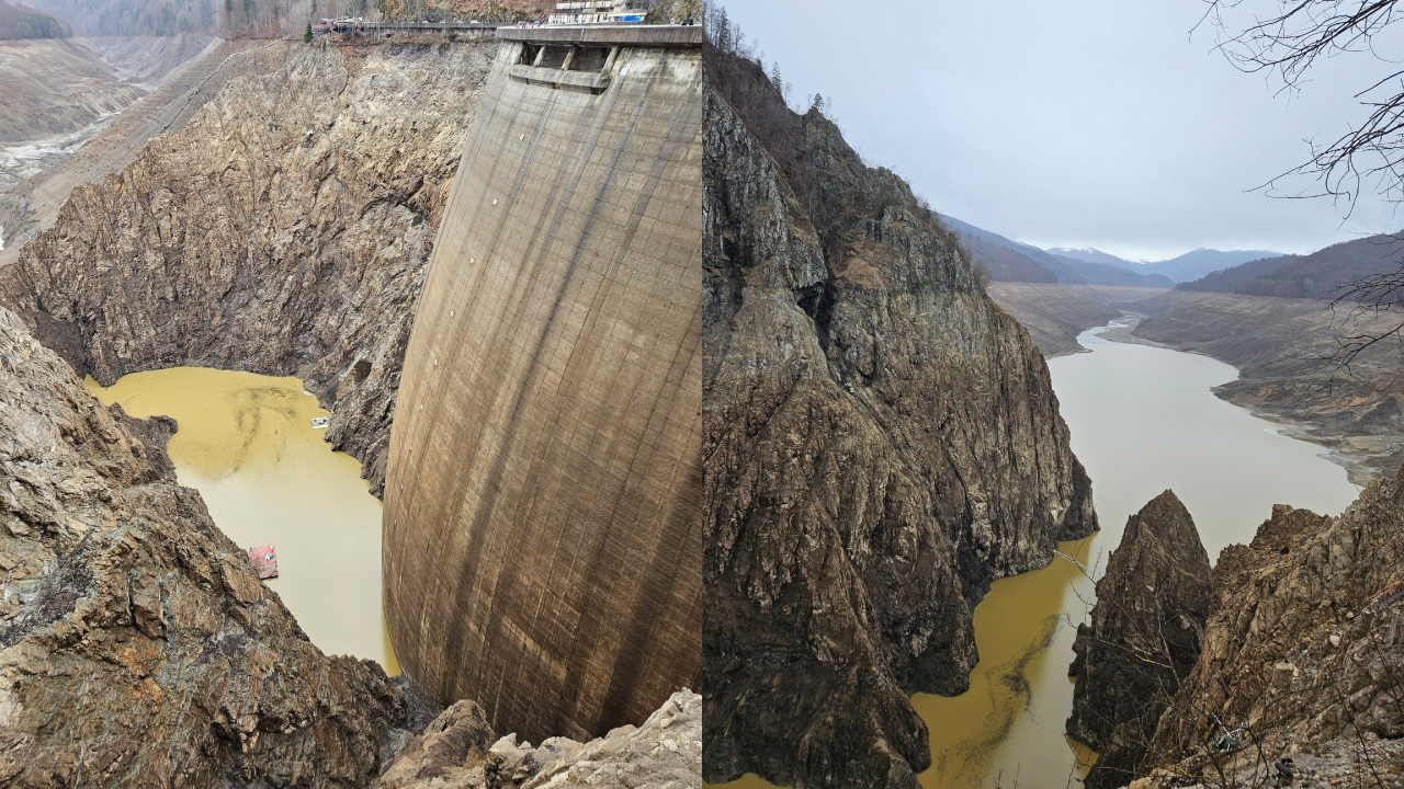 Lacul Vidraru, umplut din nou cu apă. Hidroelectrica anunță că procesul este estimat să se termine în luna octombrie 2026: „Se realizează controlat și etapizat”