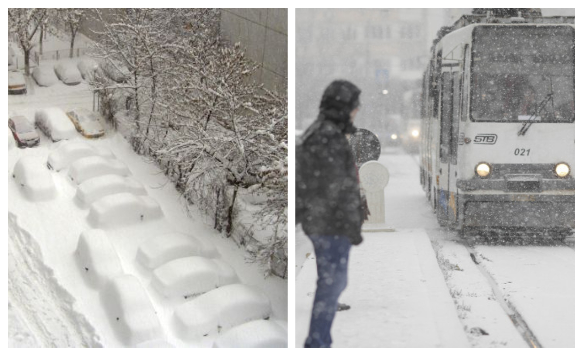 Avertizare meteo de ultimă oră. Trei zile cu lapoviță, ninsori și vânt puternic. Este vizat și Bucureștiul