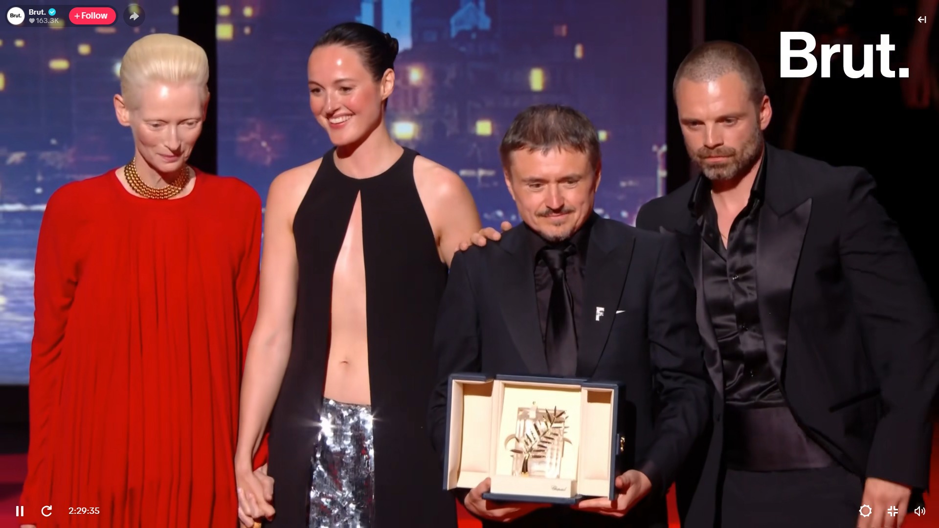 Filmul „Fjord”, regizat de Cristian Mungiu, a câştigat trofeul Palme d’Or
