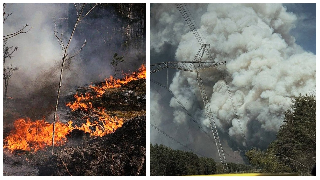 Cod roșu la Cernobîl! Incendiu puternic în zona ce înconjoară centrala nucleară și teritoriile puternic contaminate după dezastrul din 1986!