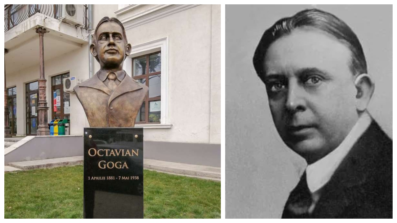 Legea Vexler ”fură” bustul lui Octavian Goga din Iași! Unde a ajuns monumentul