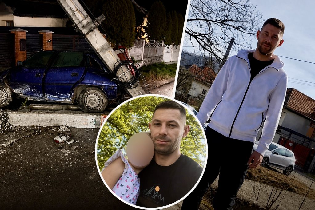 Sfârşit cumplit pentru un fotbalist din Argeş! Maşina condusă de un prieten băut în care se afla s-a izbit de un stâlp, iar tânărul a murit pe loc