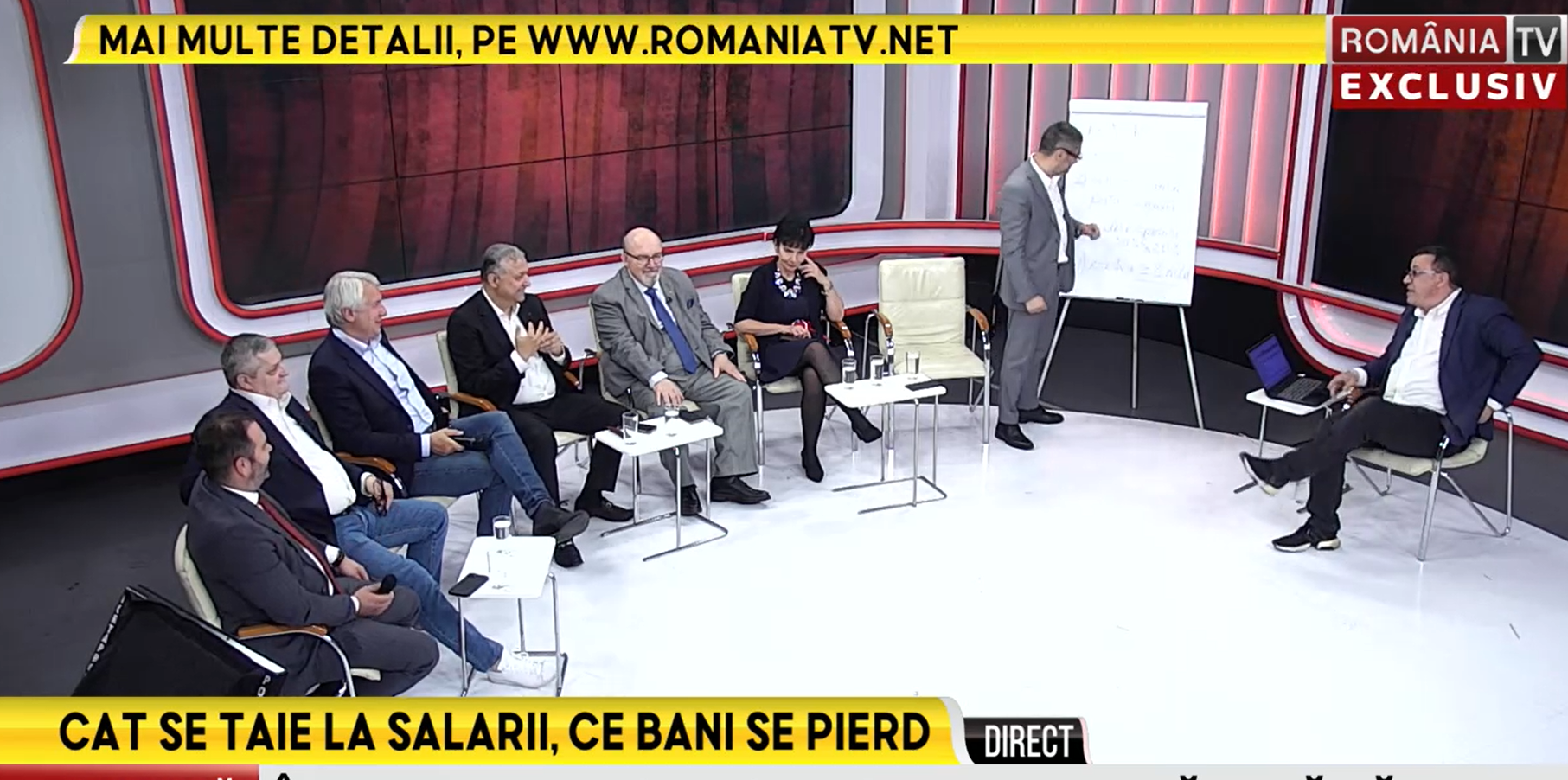 EXCLUSIV Florin Manole (PSD) a explicat grilele în direct la România TV: „Nici un venit nu scade prin legea salarizării. Ce se pierde la sporuri, intră la salariul de bază”