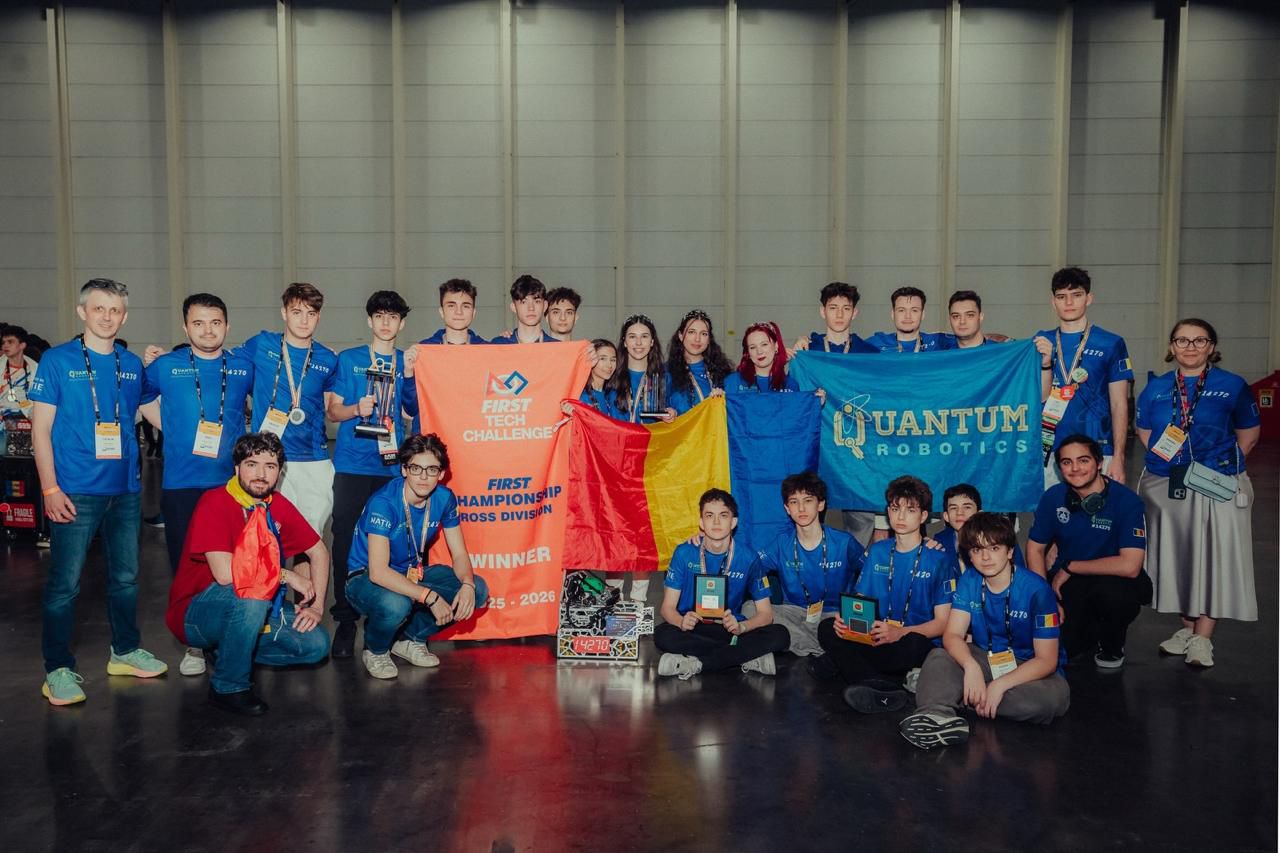 Quantum Robotics urcă pe podiumul mondial al roboticii și se întoarce acasă campioană