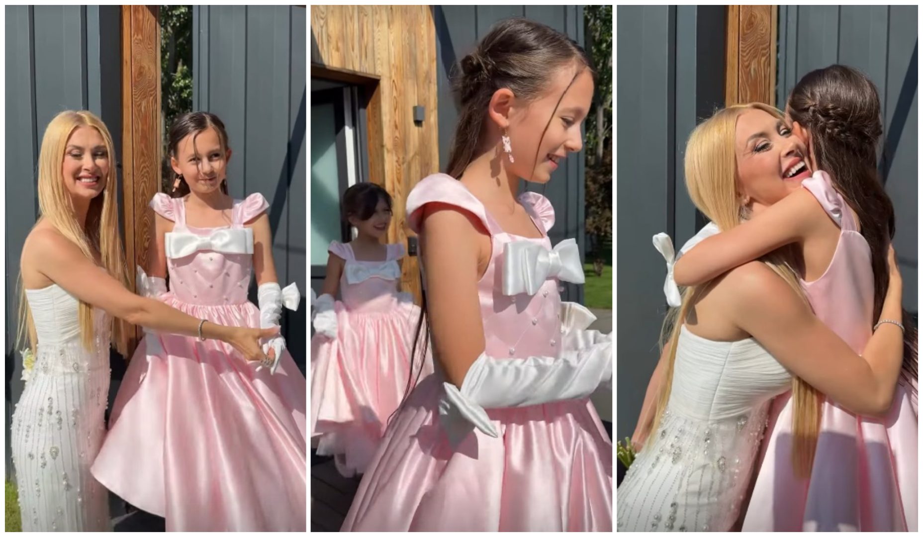 VIDEO Fetițele artistei Andreea Bălan, transformate în prințese la nunta mamei lor. Ella și Clara au strălucit la propriu: „Sunteți superbe”