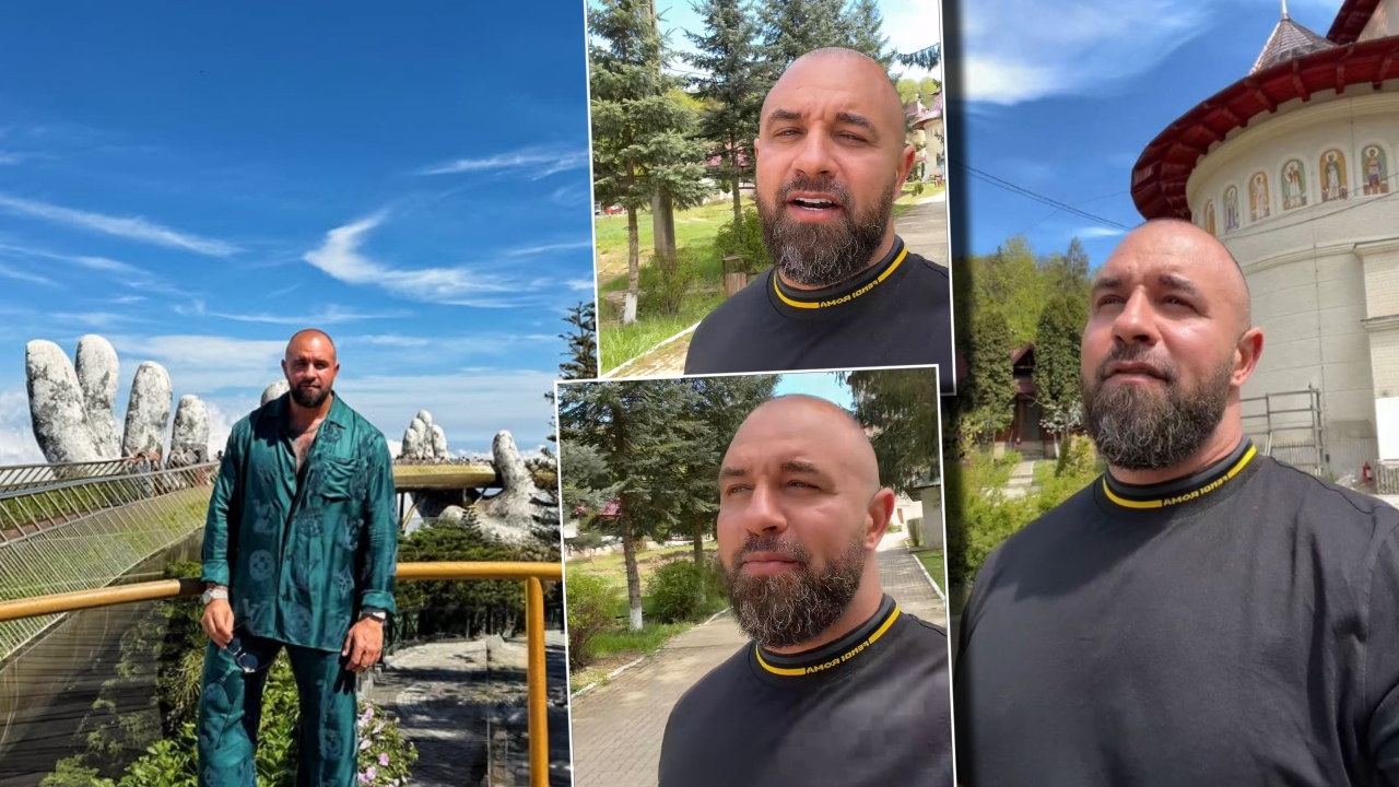 Alex Bodi a ales să viziteze mănăstirile din România de 1 Mai: „Dumnezeu nu te dezamăgește niciodată, chit că ai bani, chit că nu ai bani”