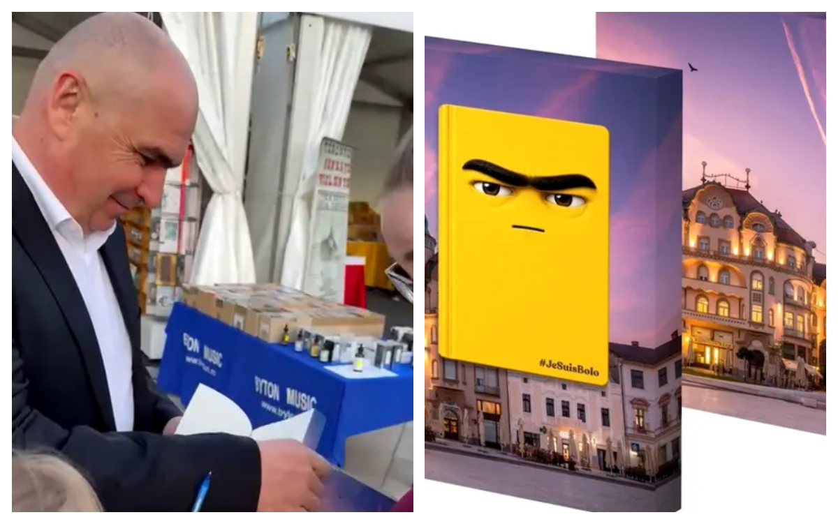 Ilie Bolojan, apariție surpriză la un târg de carte din Oradea. Cadoul inedit pe care l-a primit