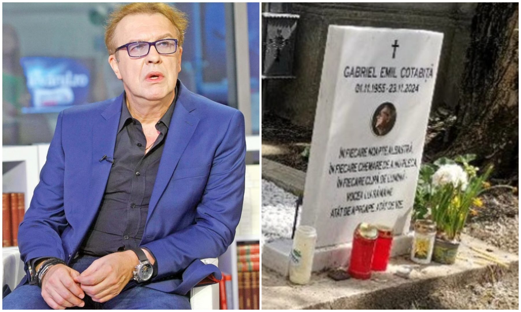 Controverse despre de locul de veci al lui Gabriel Cotabiță. Fanii au răbufnit: „Ce personalitate a fost și ce mormânt mic are”