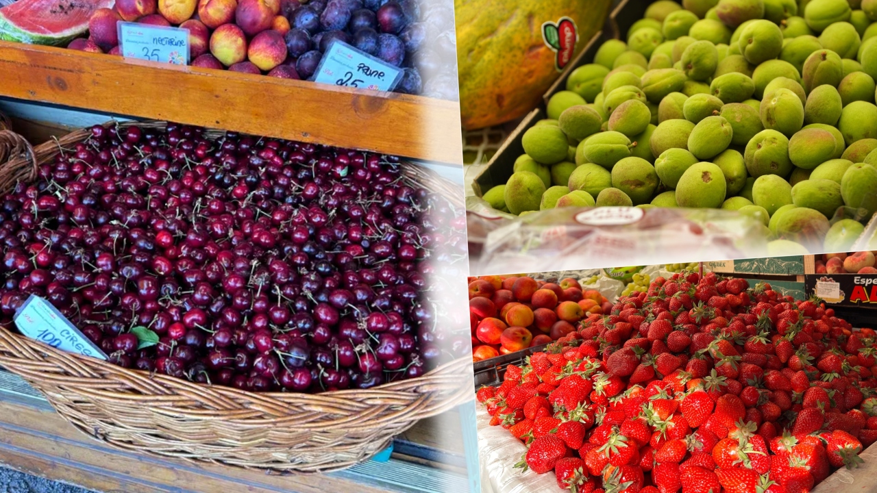 Fructele se vând la prețuri de coșmar în piețele din România. Cât costă un kilogram de cireșe sau corcodușe