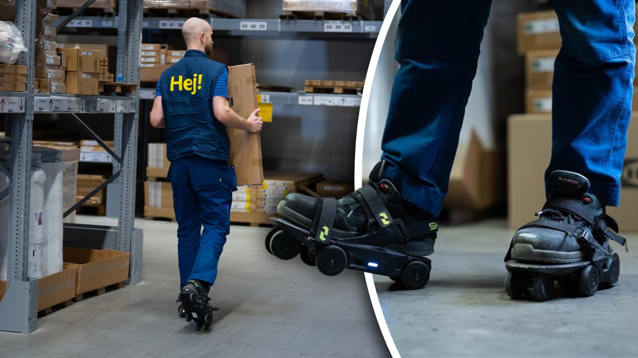 Ikea introduce cizmele robotizate pentru a accelera preluarea comenzilor. „Moowalkerii” folosesc tehnologia AI