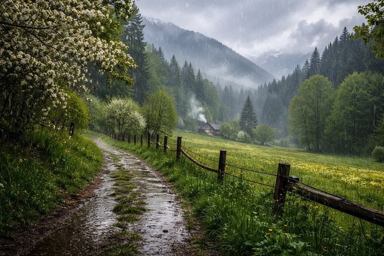Prognoza meteo. Inversiune termică în weekend, scad temperaturile şi vin ploi şi furtuni electrice