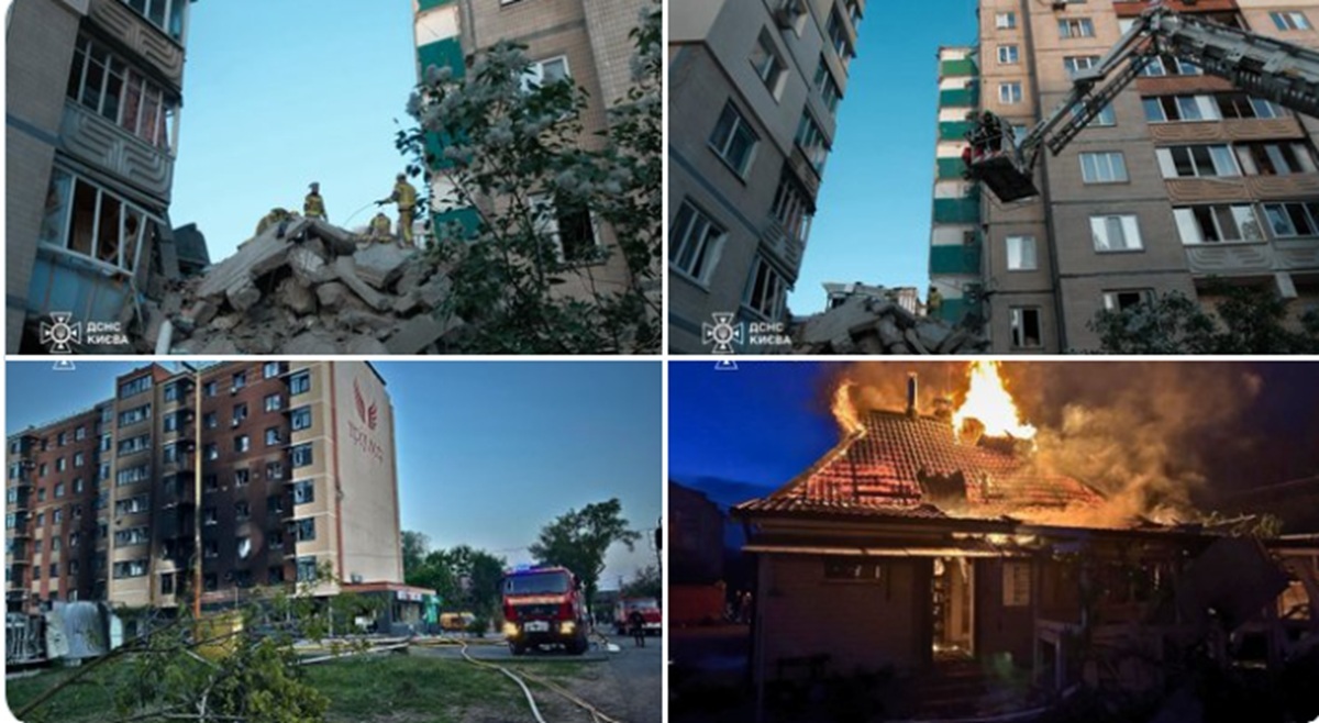 Potop de rachete peste Ucraina. Putin a bombardat masiv Kievul în cel mai mare atac aerian de la începutul războiului. Sunt zeci de victime