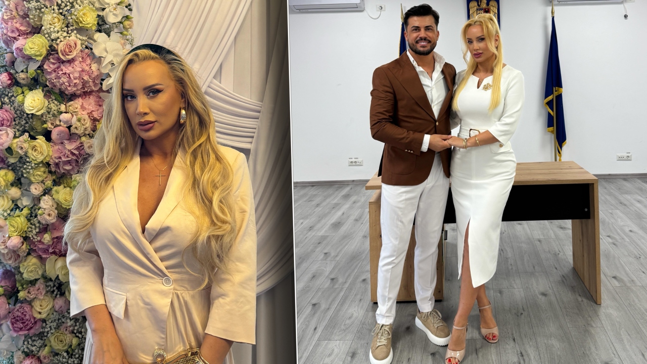 Primele imagini de la cununia Simonei Trașcă. Declarațiile făcute de vedetă după fericitul eveniment