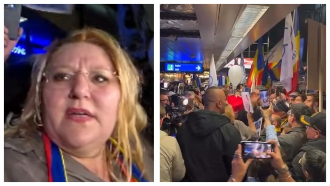 VIDEO Diana Șoșoacă, primită ca un star pop de fanii săi la aeroportul Otopeni, după ridicarea imunității. ”Vor să mă ducă la casa de nebuni”