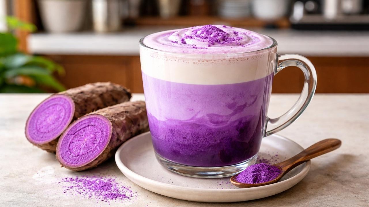 Ne luăm adio de la „body tea, body matcha”? Ube, un ingredient violet, promite să fie următorul trend în rândul influencerițelor