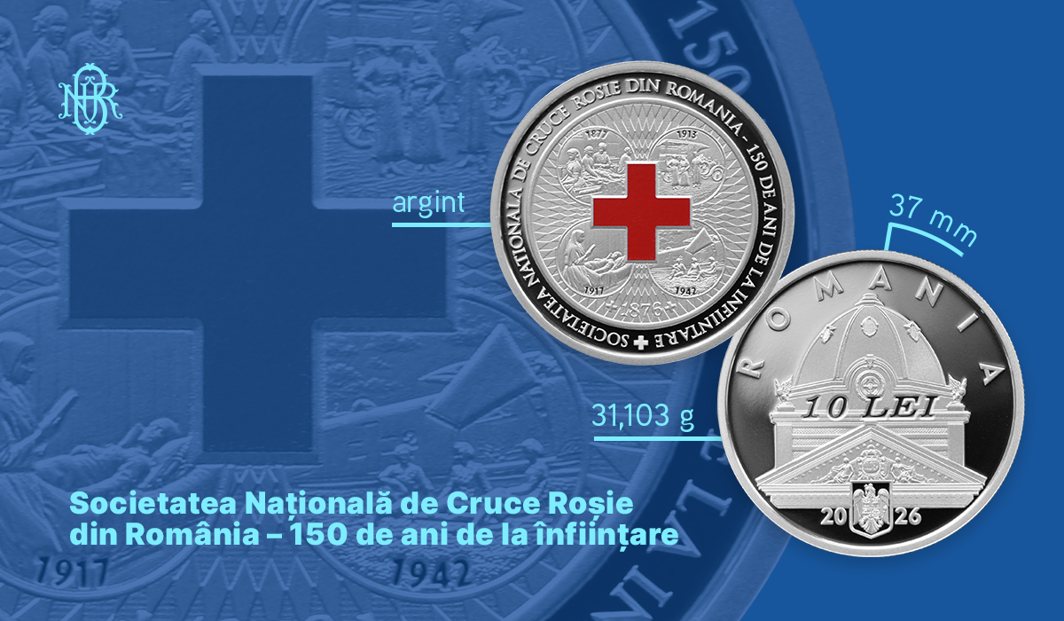 BNR lansează o monedă deicată Crucii Roşii