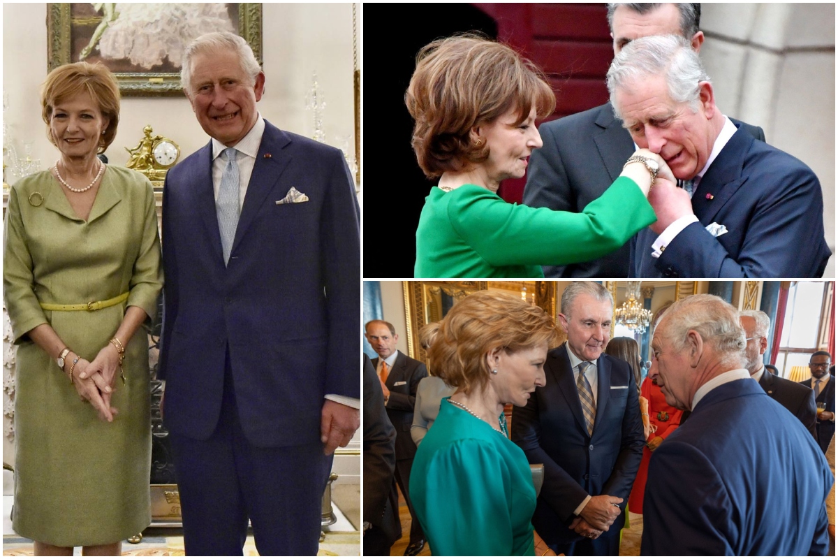 Majestatea Sa Custodele Coroanei, Margareta, şi Principele Radu, primiți de Regele Charles al III-lea la Palatul Buckingham