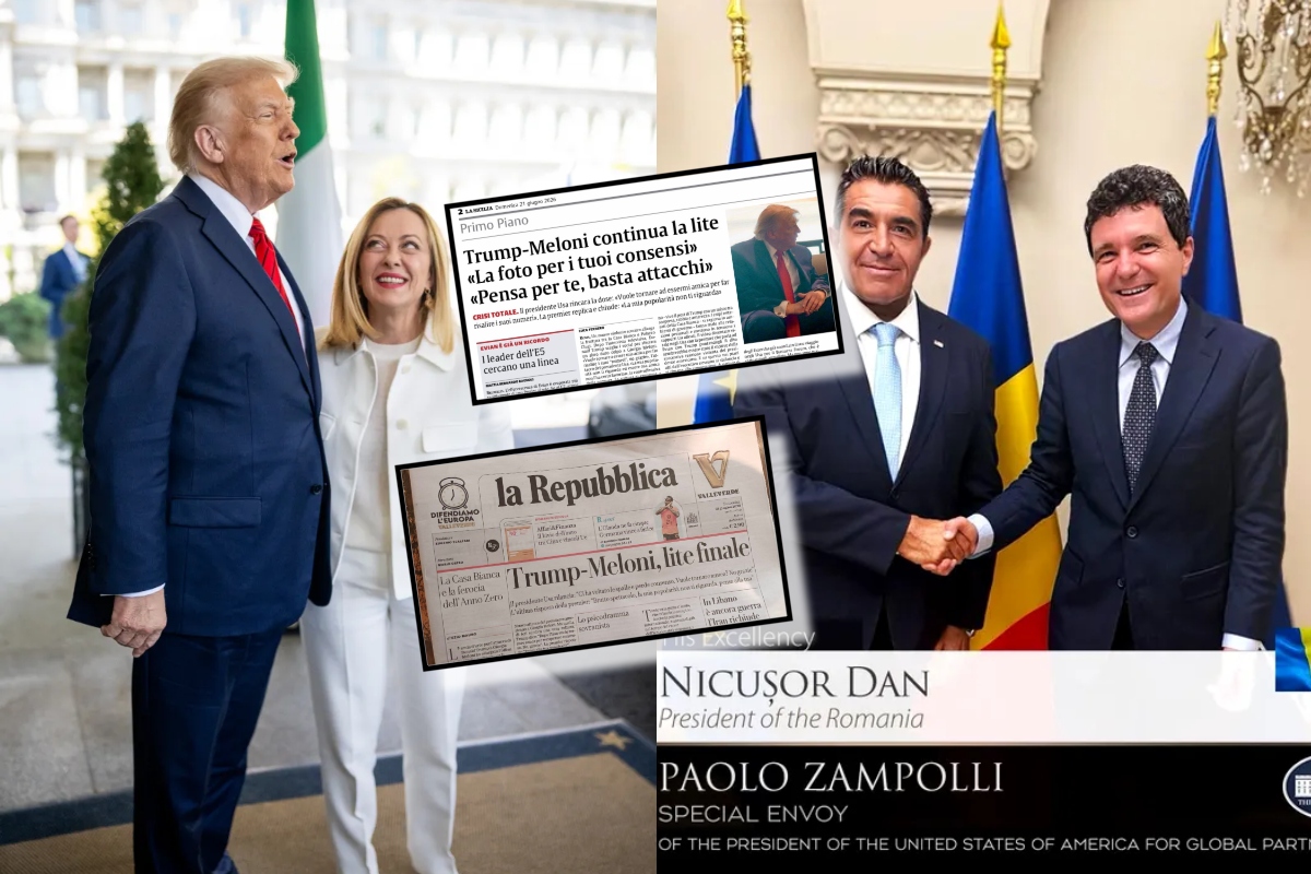 România, dată ca exemplu în presa italiană pentru relația cu SUA, în contextul scandalului Trump-Meloni. Paolo Zampolli, Trimisul Special al președintelui american: „Italia ar trebui să privească spre România pentru a ști cum să acționeze”
