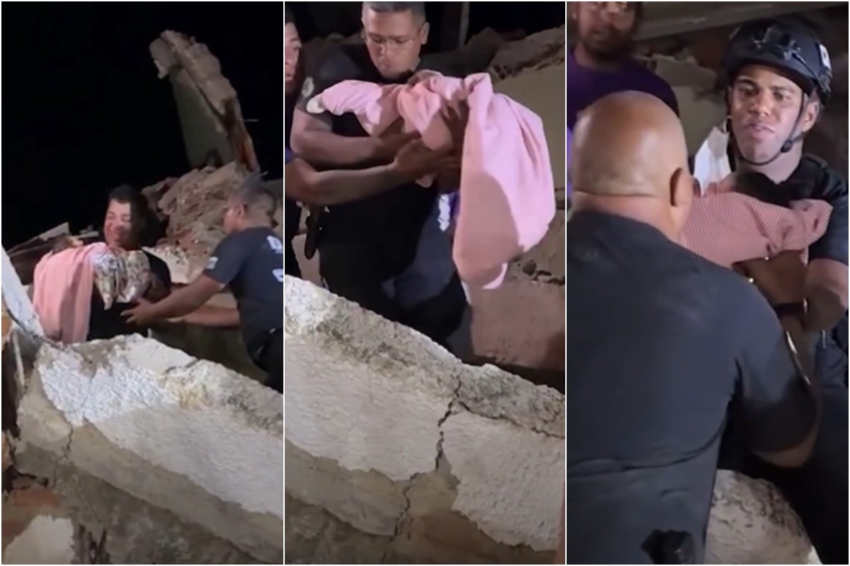 VIDEO Imagini încărcate de emoție din Venezuela. Un bebeluș de 18 zile a fost scos viu de sub dărâmăturile provocate de seismele devastatoare! Lacrimi de bucurie și aplauze pentru salvatori