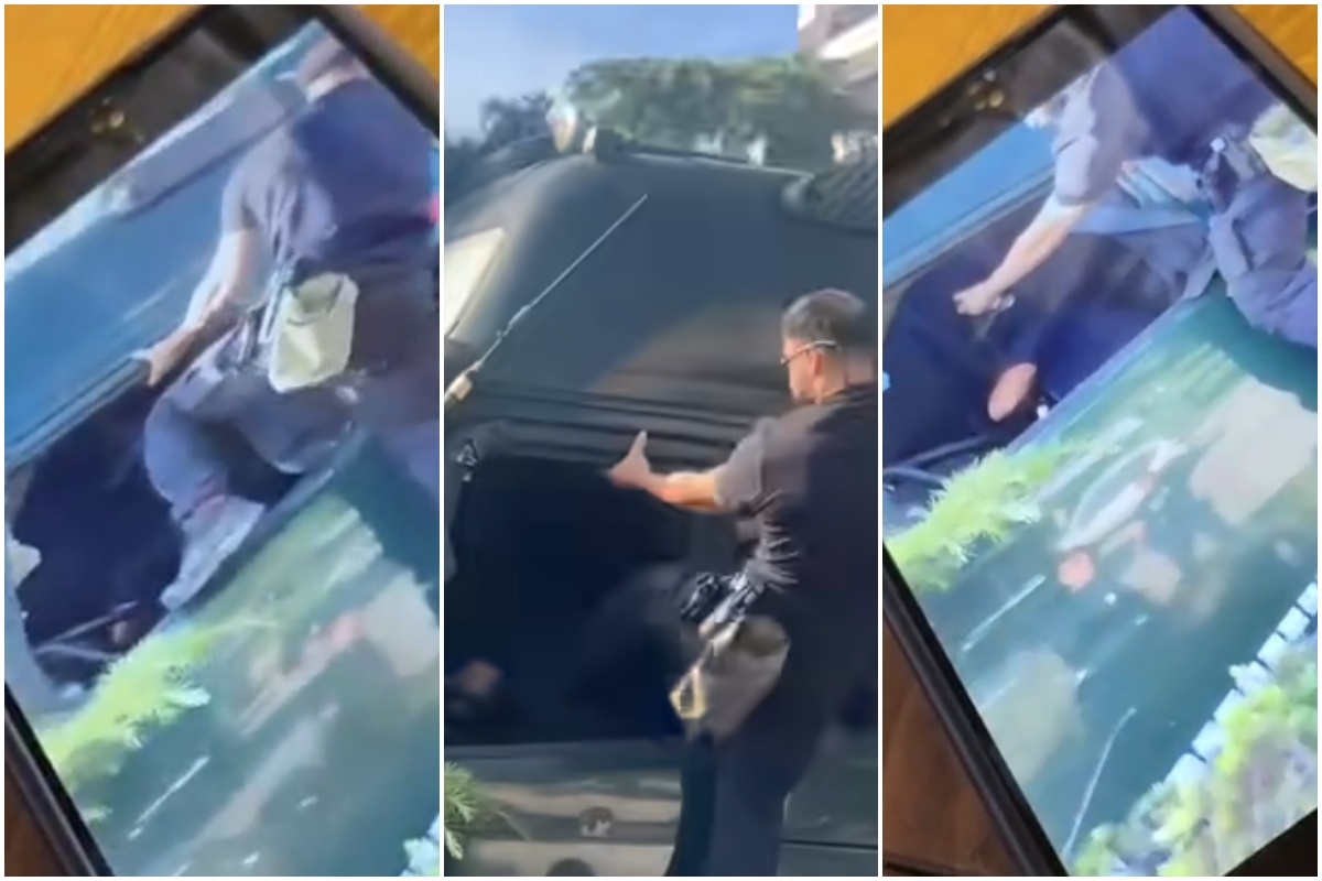 Cruzime fără margini! Un polițist local l-a lovit cu picioarele pe șoferul TIR-ului care a provocat un accident în lanț în Constanța. Bărbatului i se făcuse rău la volan, după ce i se prăbușise glicemia. VIDEO