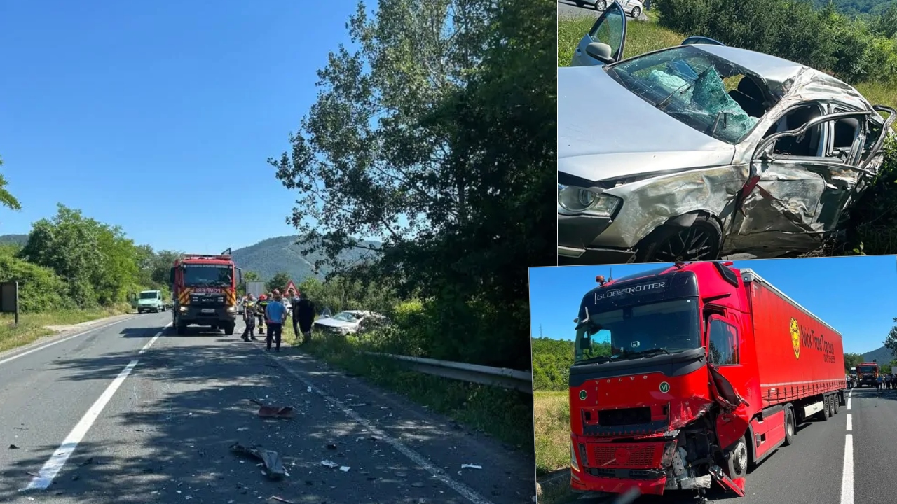 Accident mortal pe DN6. O femeie în vârstă de 24 de ani a murit, iar alte două persoane sunt rănite